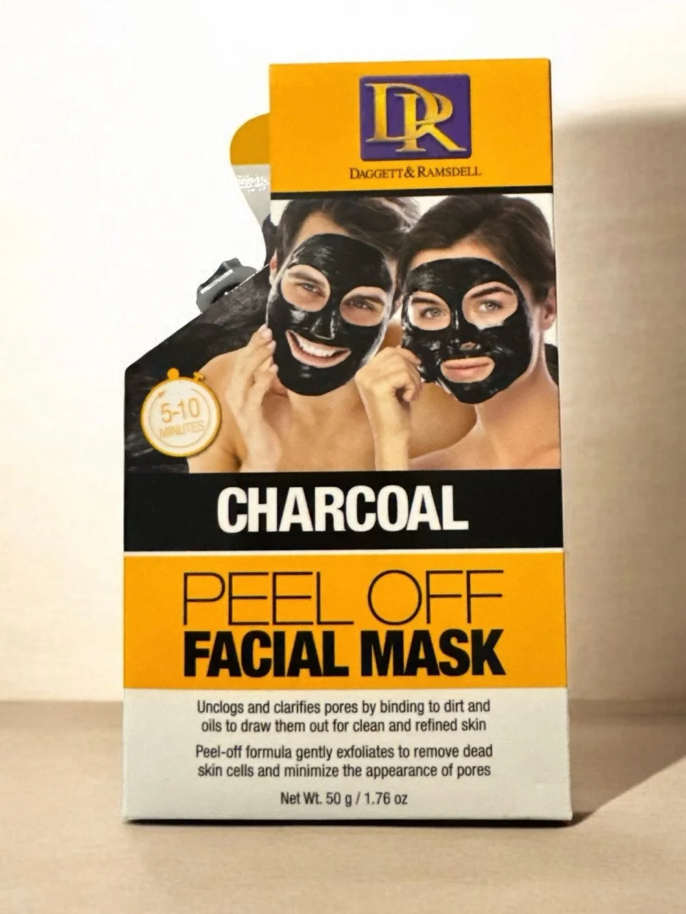 Charcoal Peel Off Facial Mask - Black